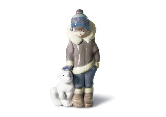 Eskimo boy with pet Type 553