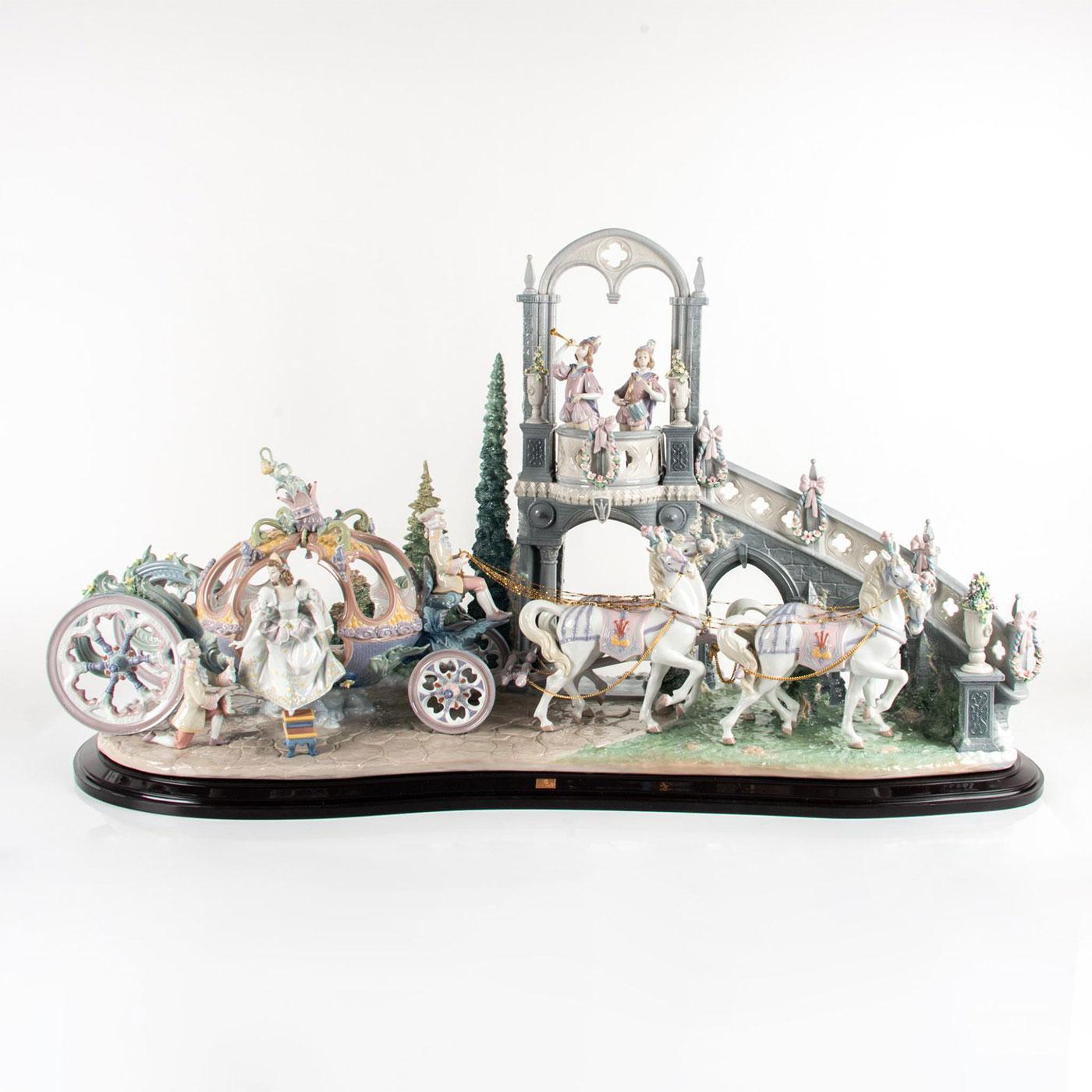 Cinderella's Arrival Sculpture. Limited Edition