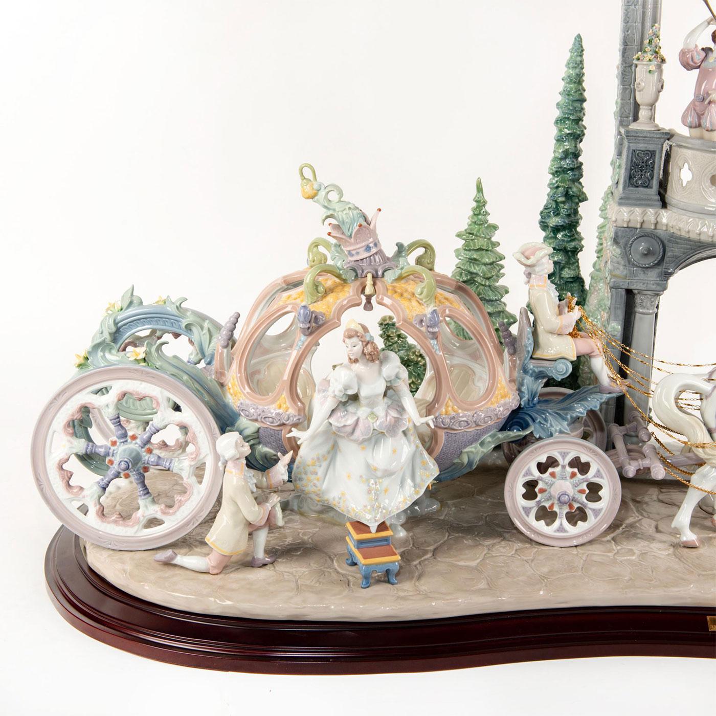 Cinderella's Arrival Sculpture. Limited Edition