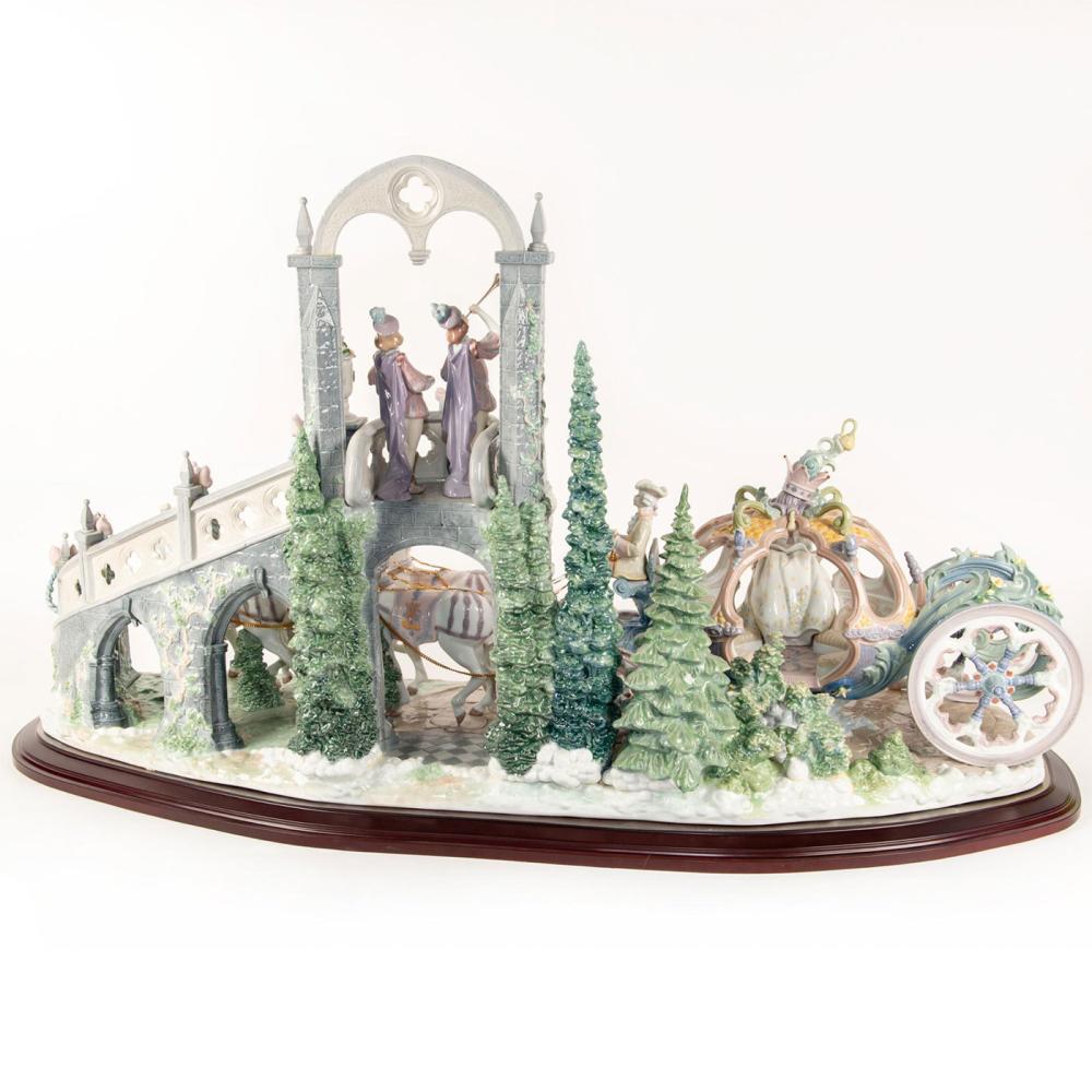 Cinderella's Arrival Sculpture. Limited Edition