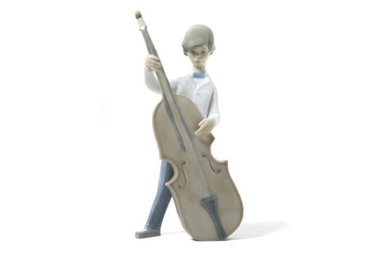 BOY WITH DOUBLE-BASS Gloss