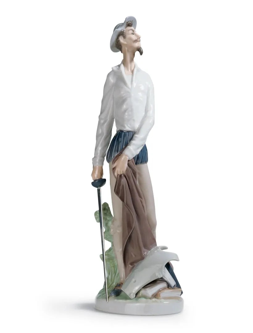 Don Quixote Standing up Figurine