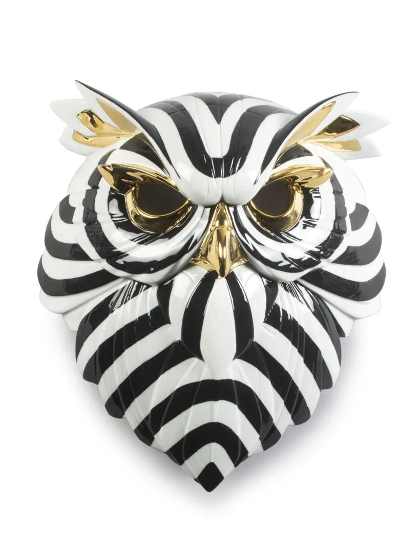 OWL MASK (BLACK-GOLD)