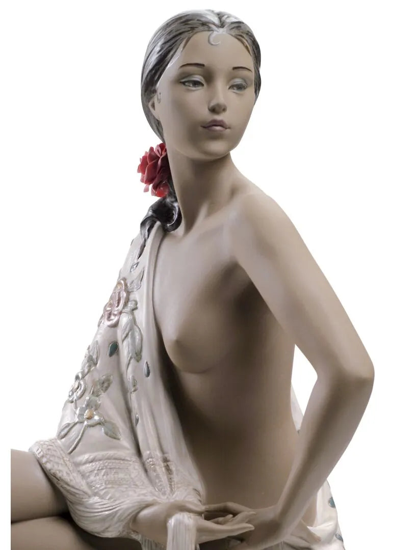 Lladro Nude with Shawl