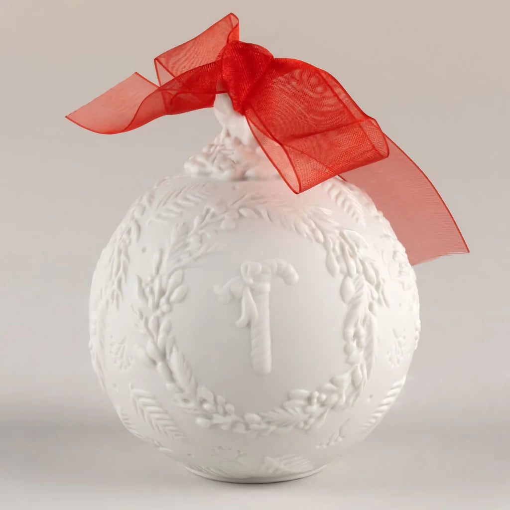 2021 Ball Christmas Ornament (Red Re-Deco)