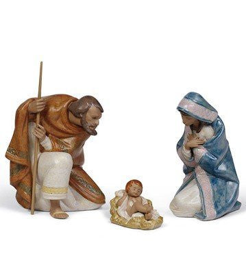 SET SILENT NIGHT ( GRES ) Lladro Porcelain - china-cabinet.com