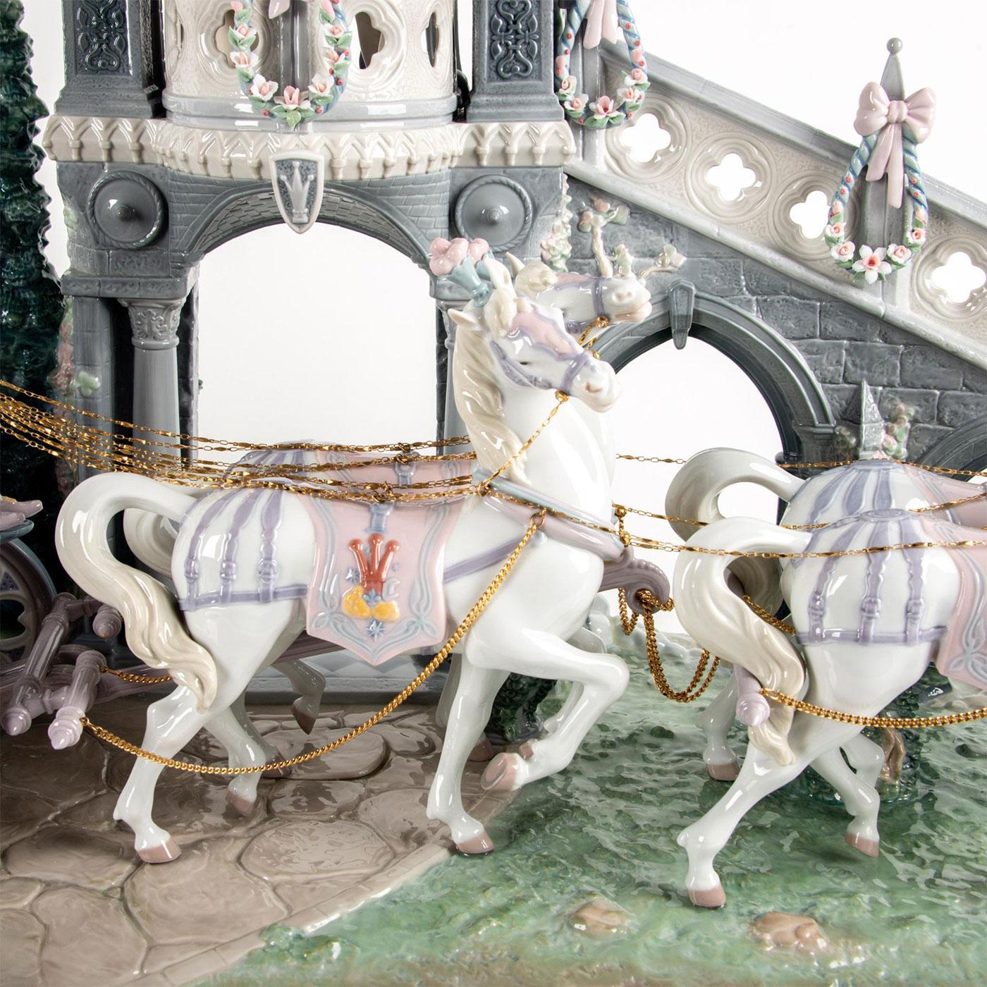 Cinderella's Arrival Sculpture. Limited Edition