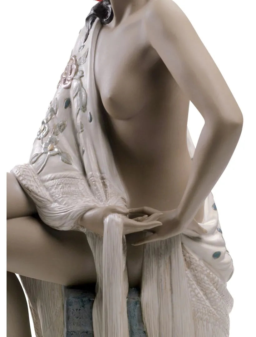 Lladro Nude with Shawl