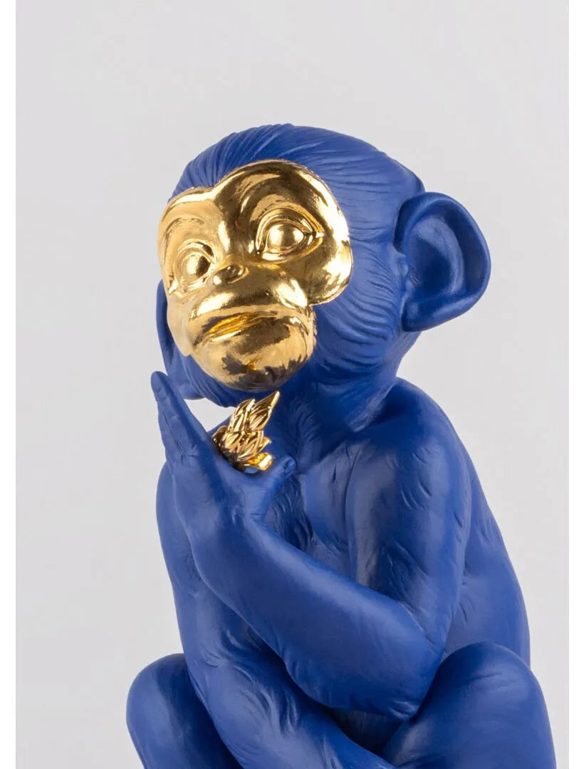 Little monkey (blue-gold)