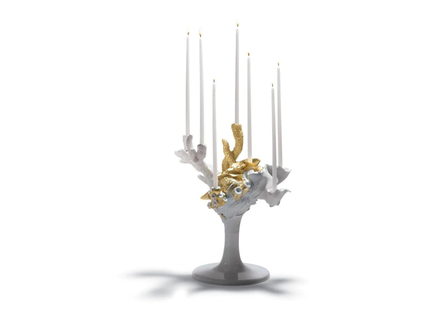 Naturofantastic Candle Holder. Golden Lustre