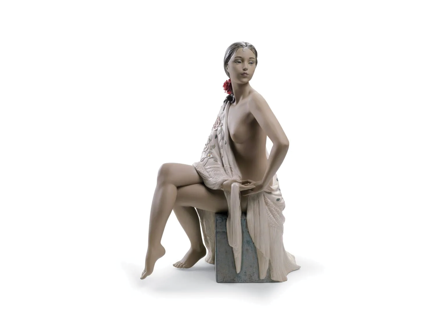 Lladro Nude with Shawl