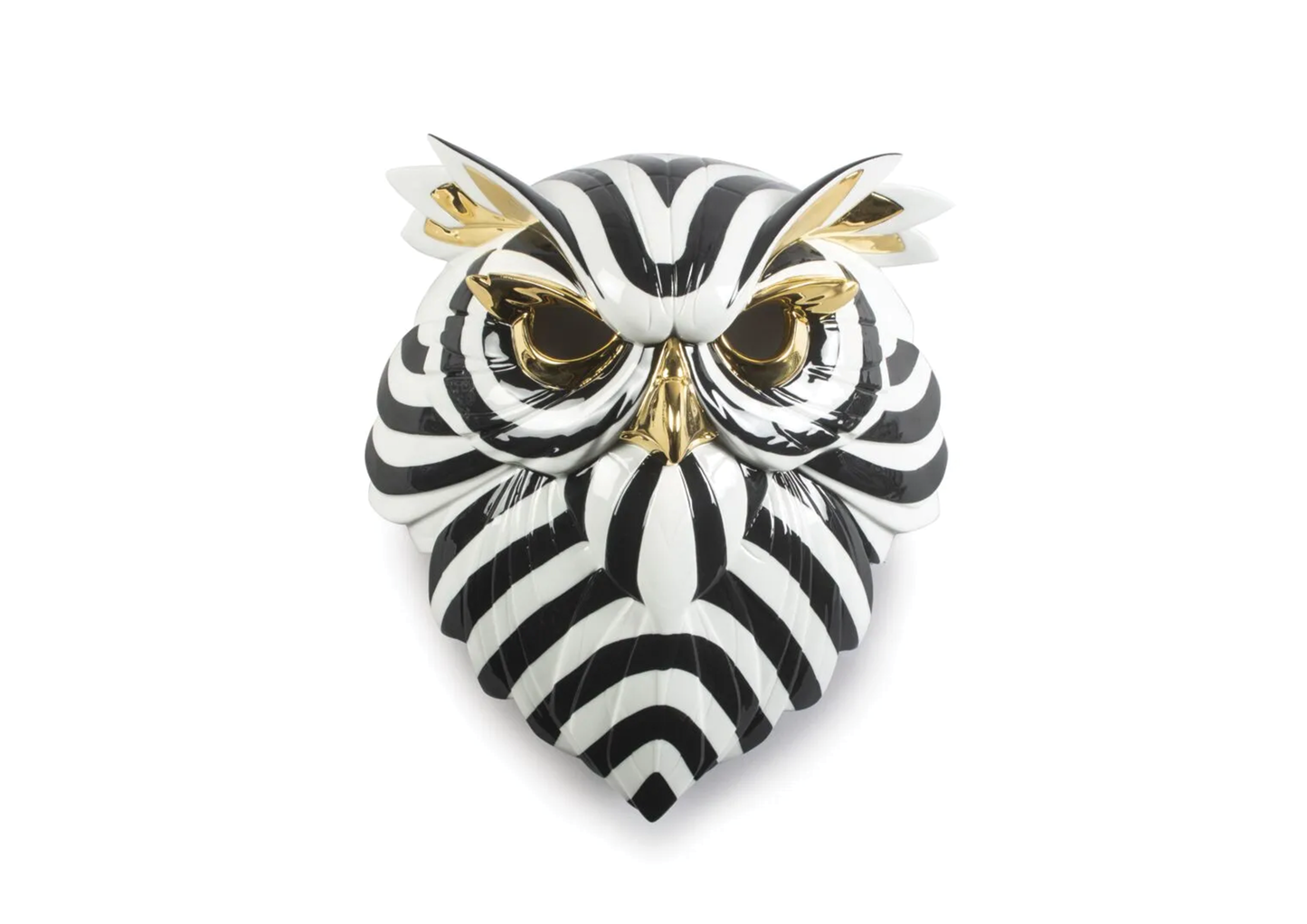 OWL MASK (BLACK-GOLD)